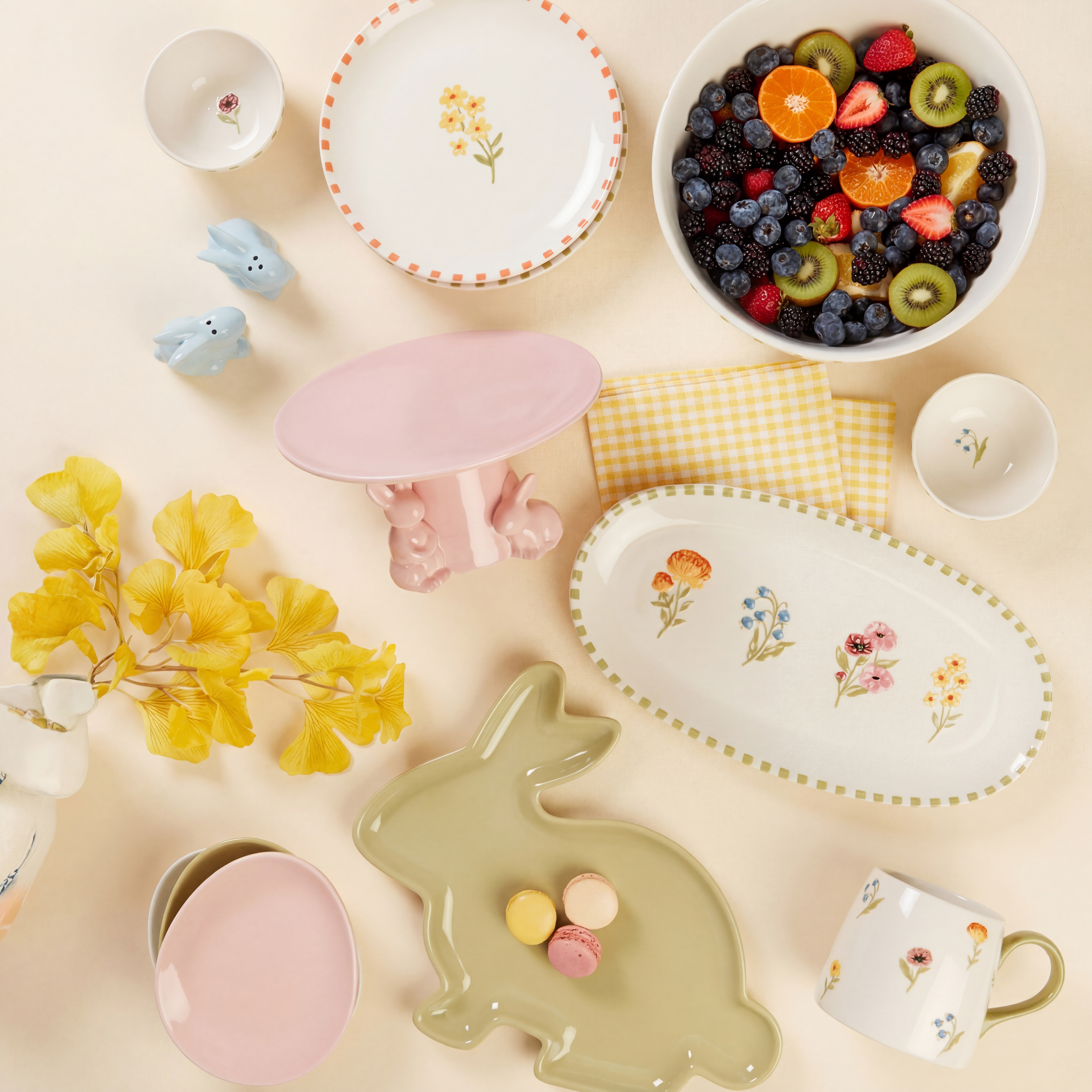 Easter dinnerware