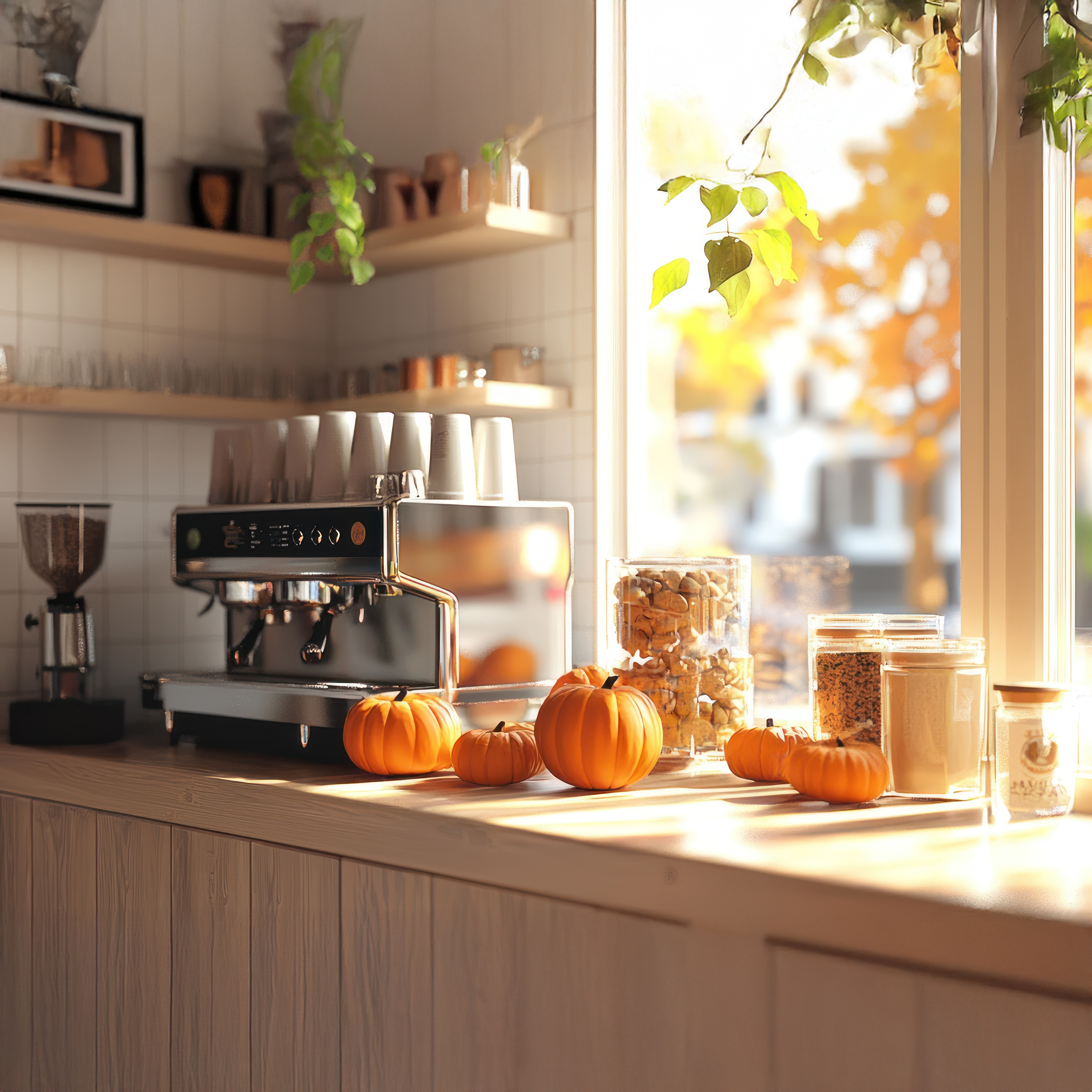 Fall espresso machine