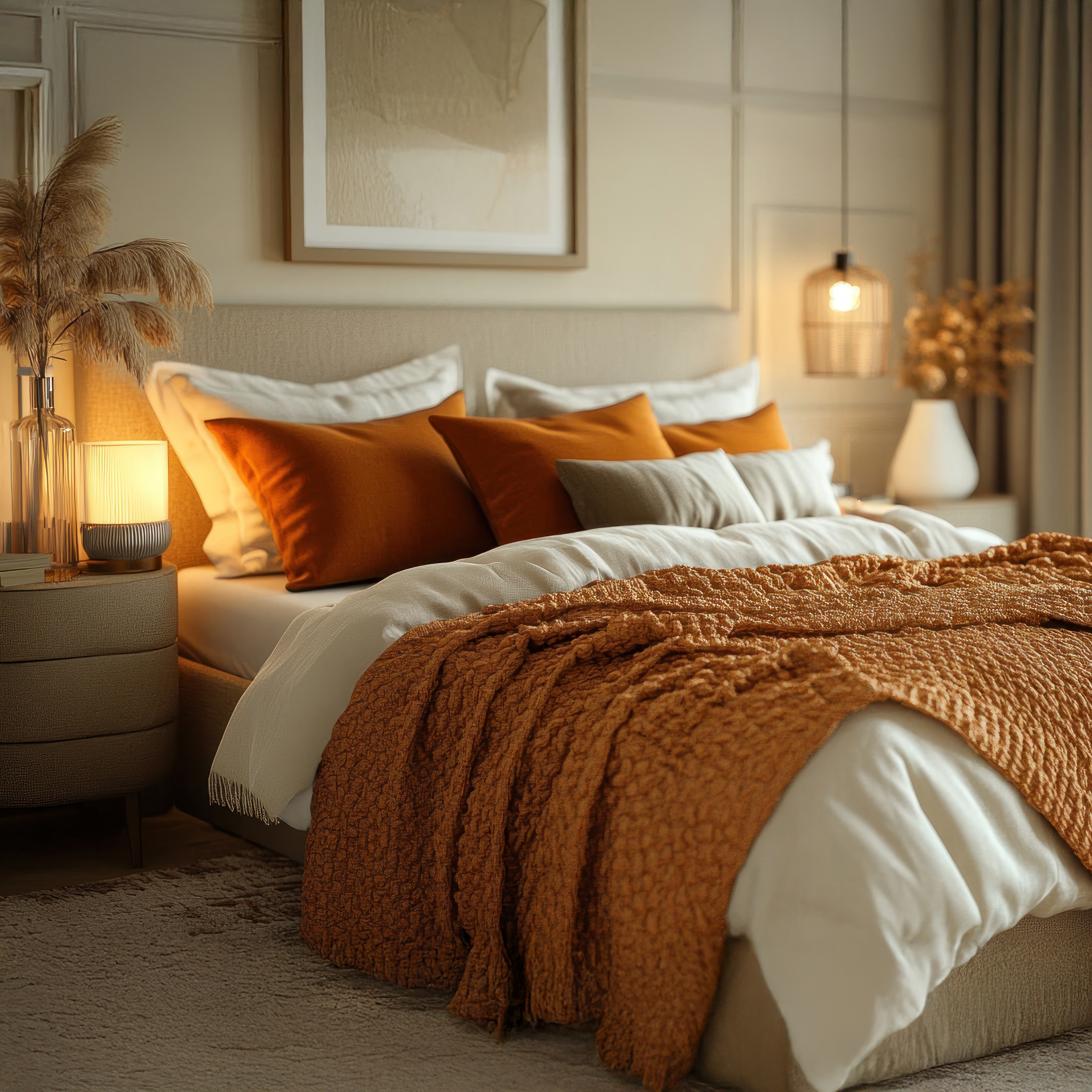 Fall bedroom lighting