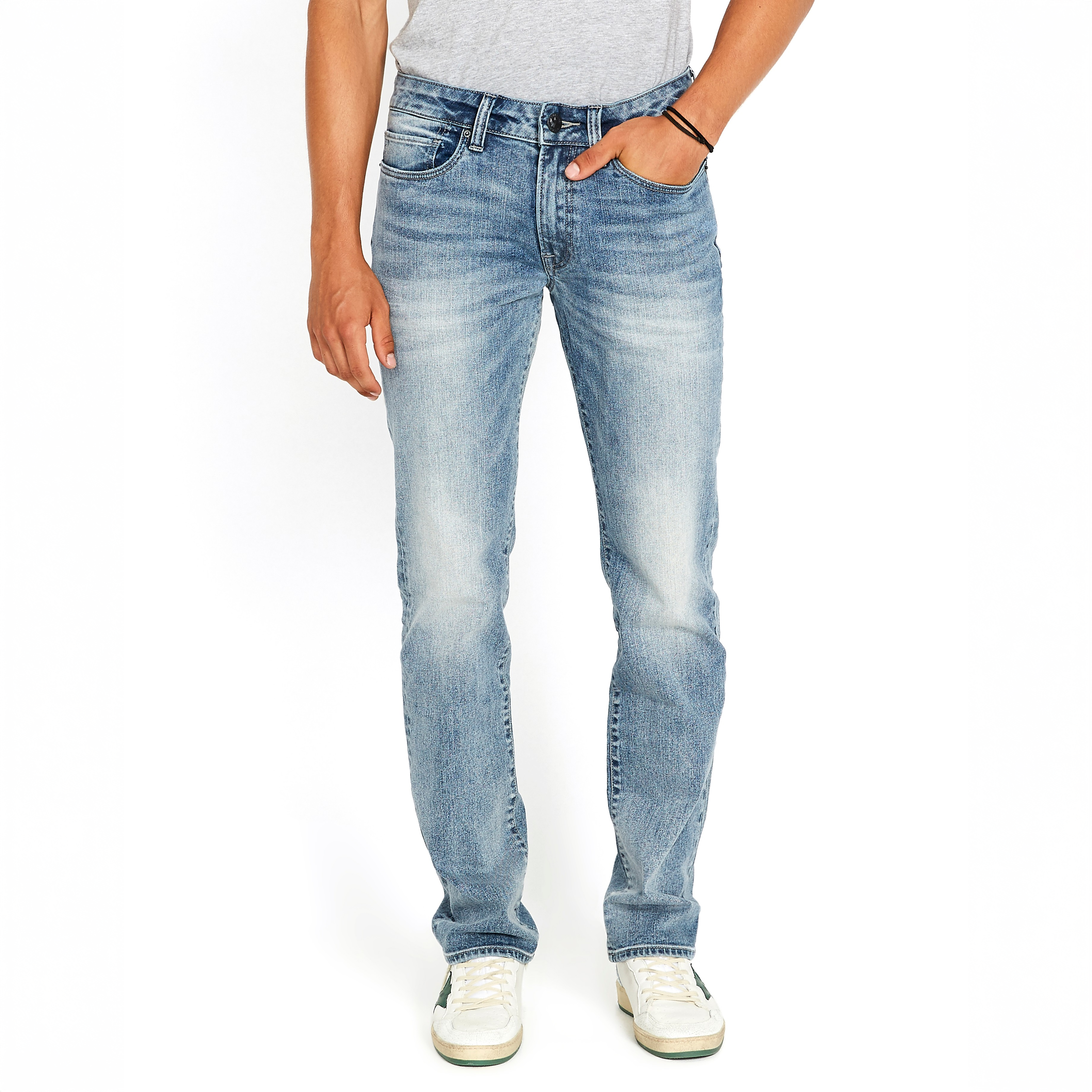 Man in jeans and sneakers