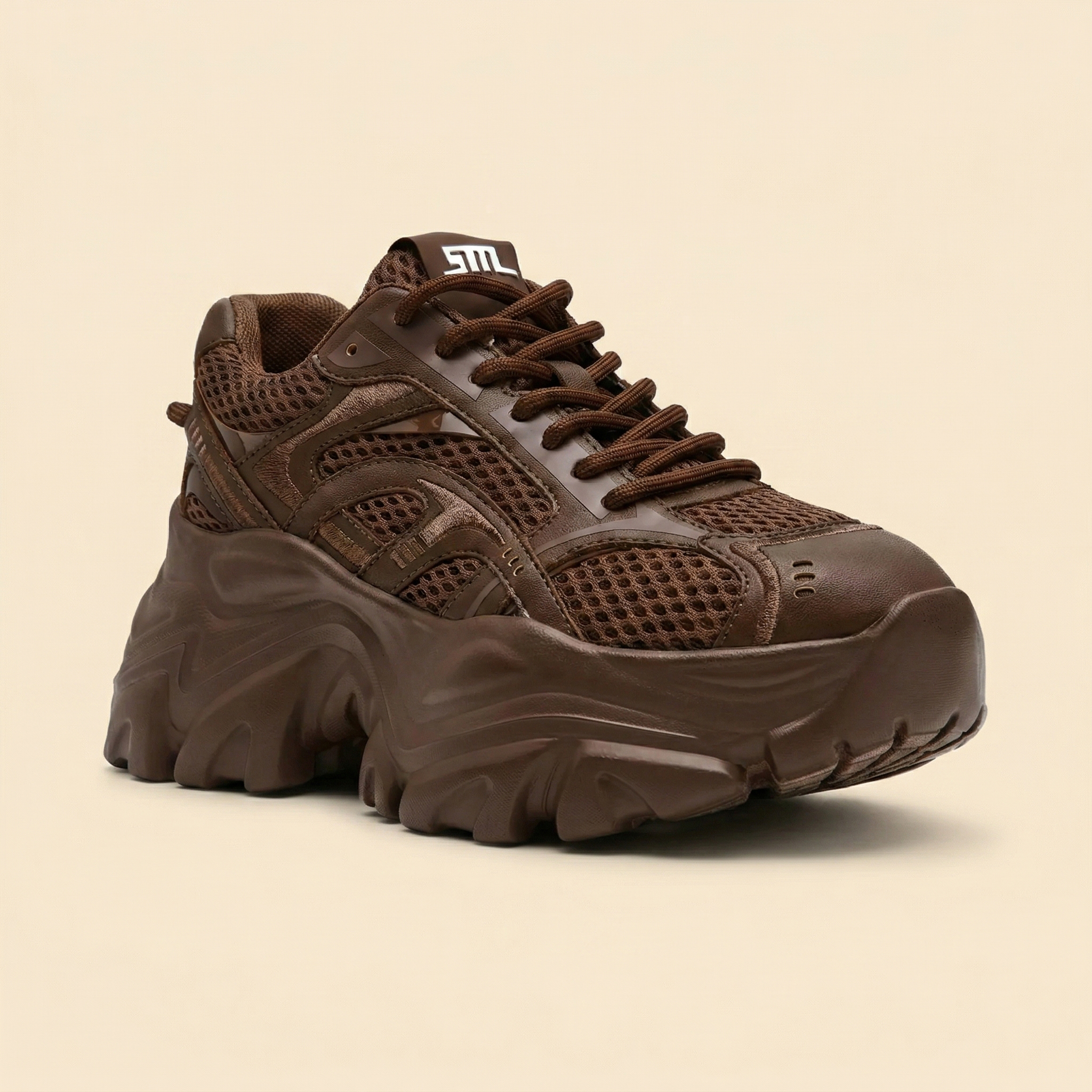 Music festival chunky platform sneakers