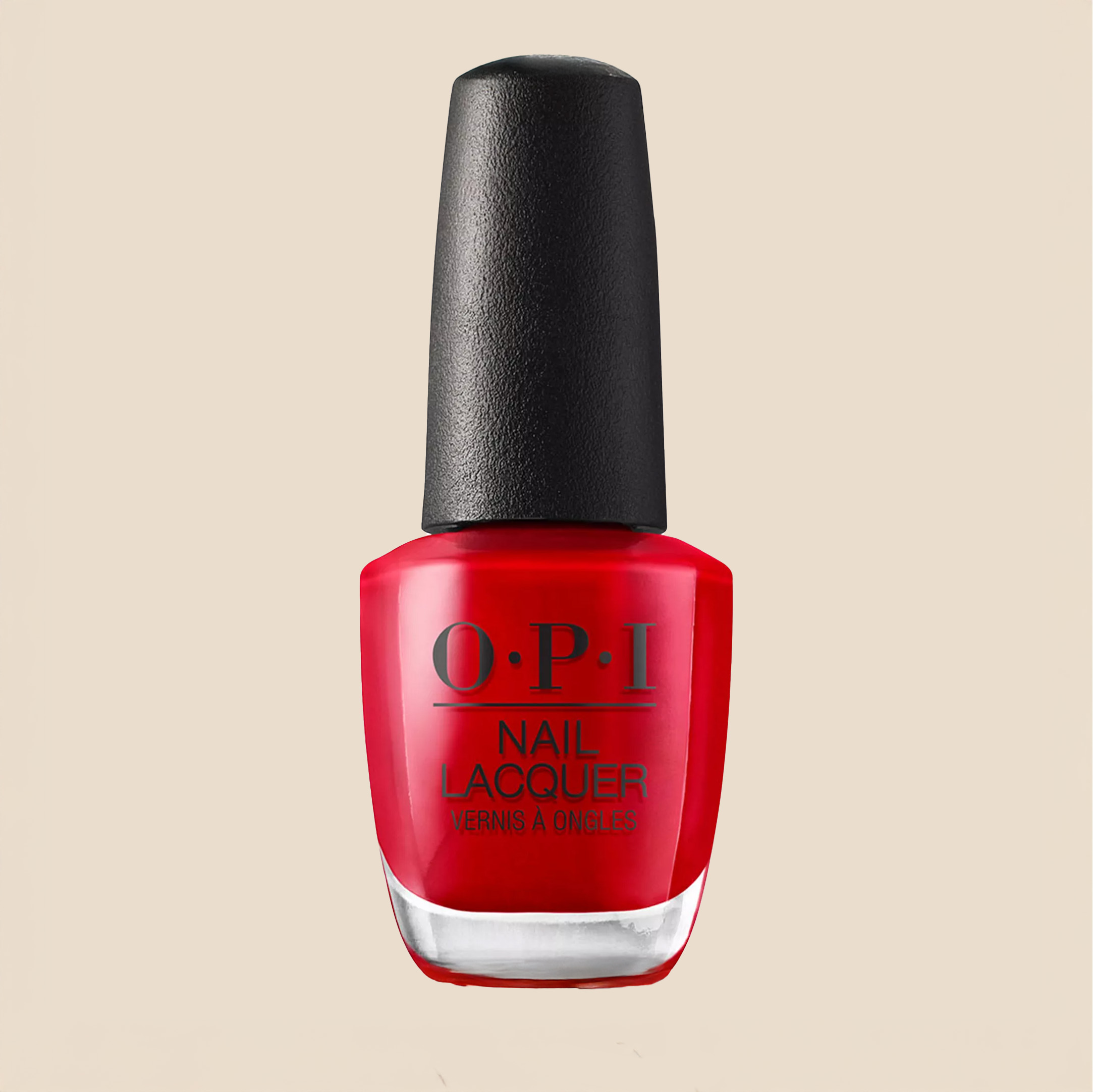 OPI red nail polish