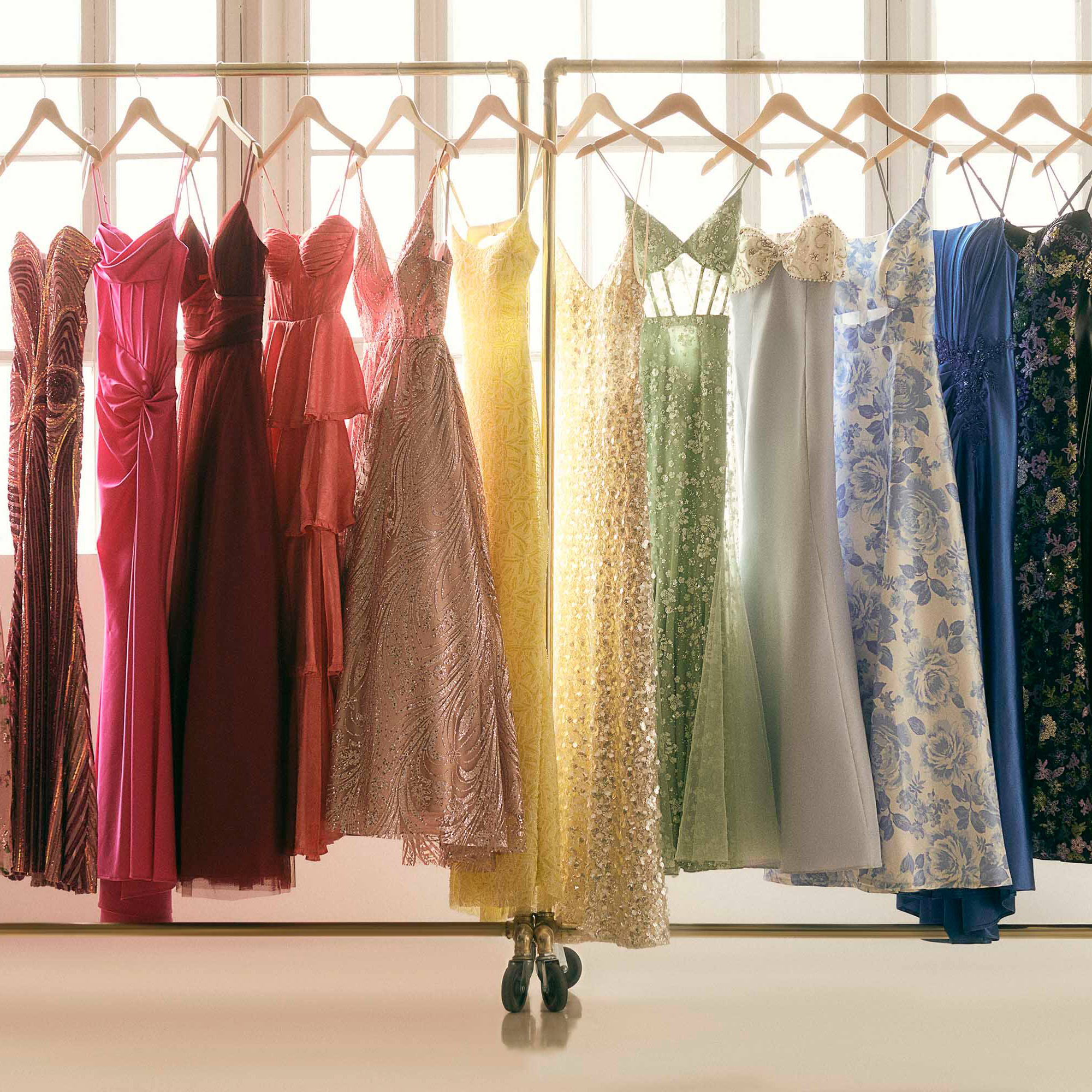 Colorful prom dresses