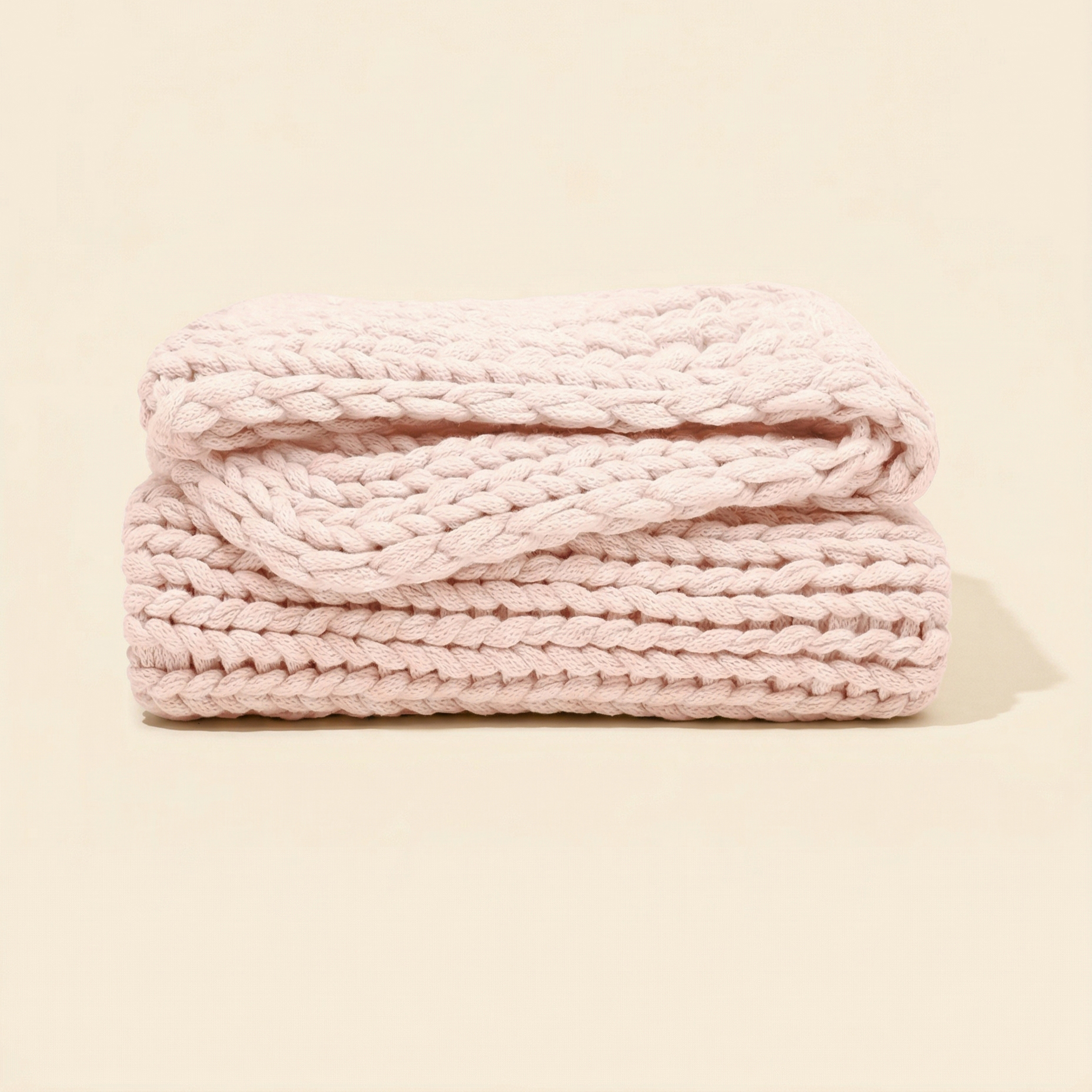 Pastel pink blanket