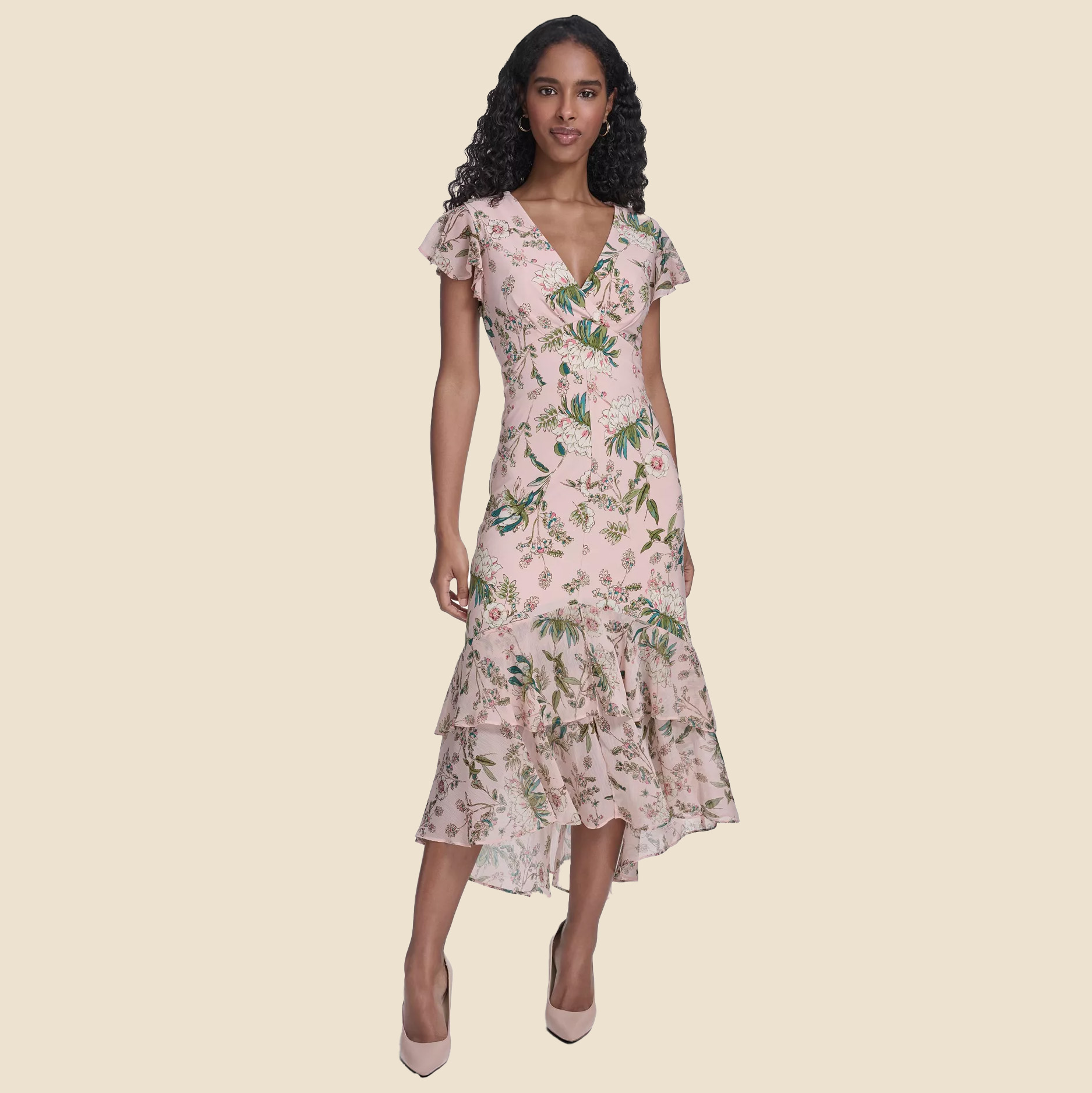 sachin and babi light blue dress Spring Wedding Guest Dresses main image 0