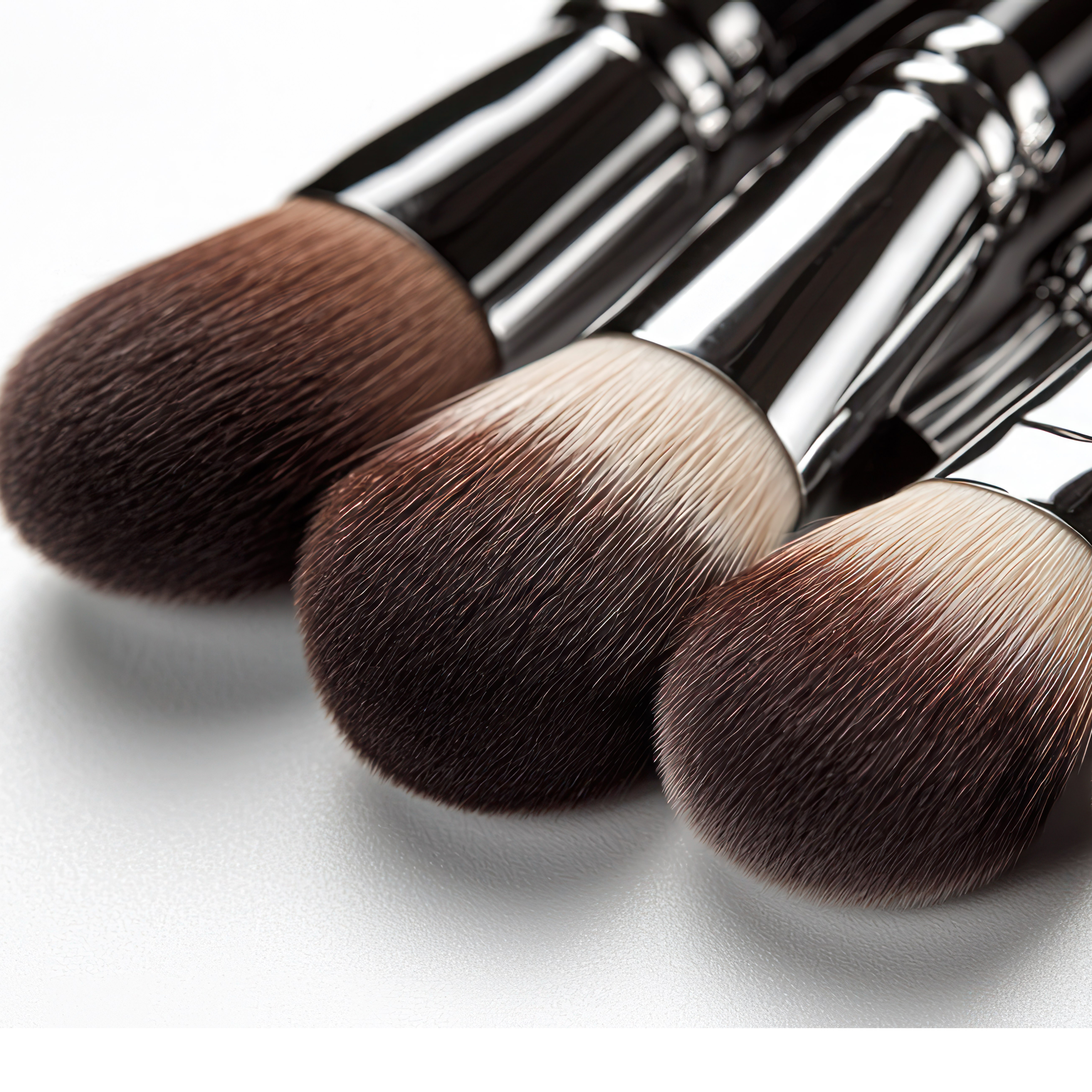 Three Makeup Brushes