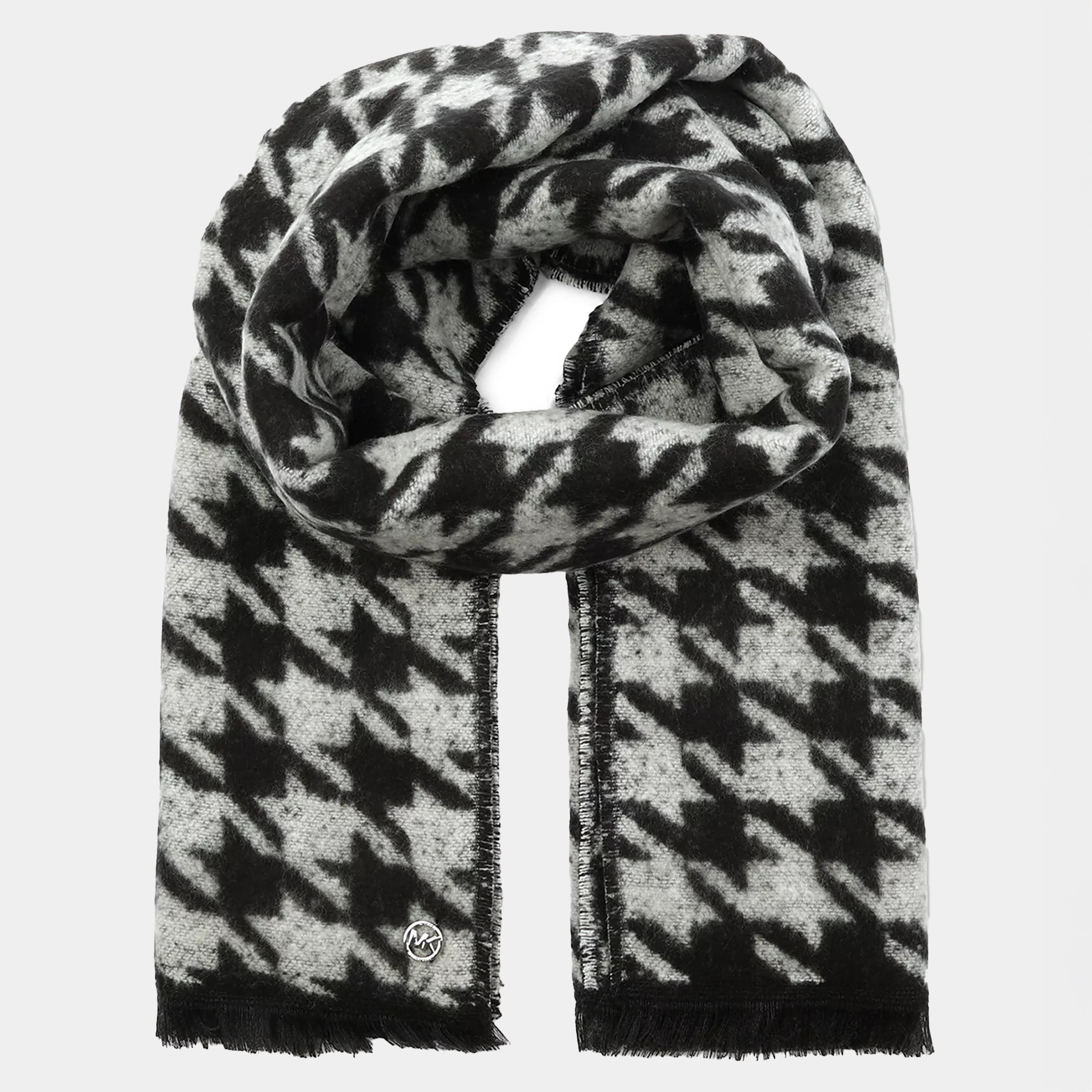 Michael Kors houndstooth wrap scarf