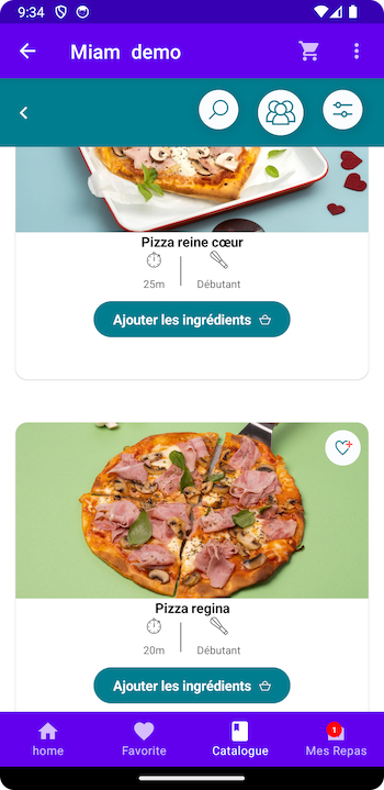 A screenshot of the CatalogResults