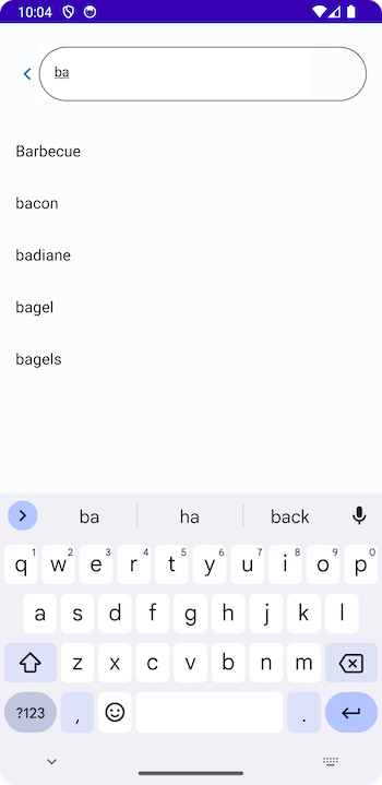 A screenshot of the Preferences Search page