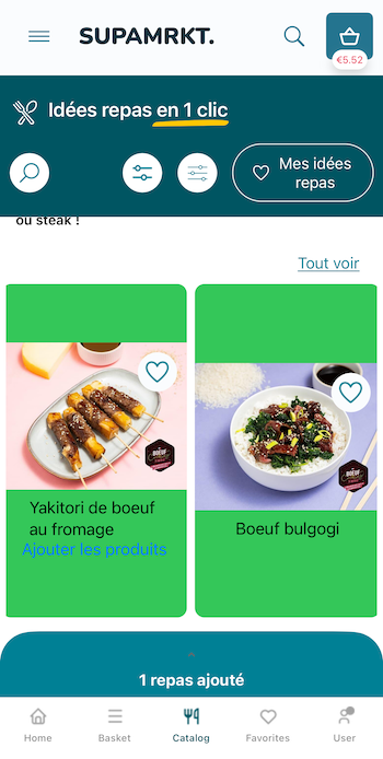 New CatalogRecipeCard