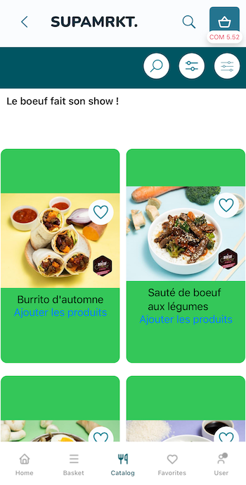 New CatalogRecipeCard