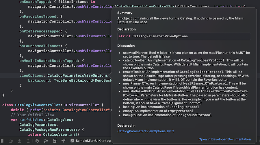 Show Object Definition