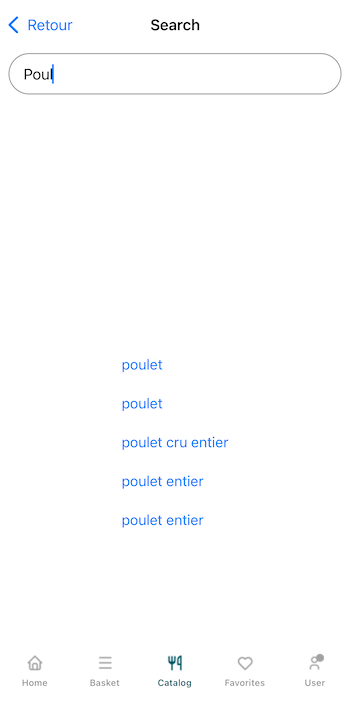 A screenshot of the Preferences Search page