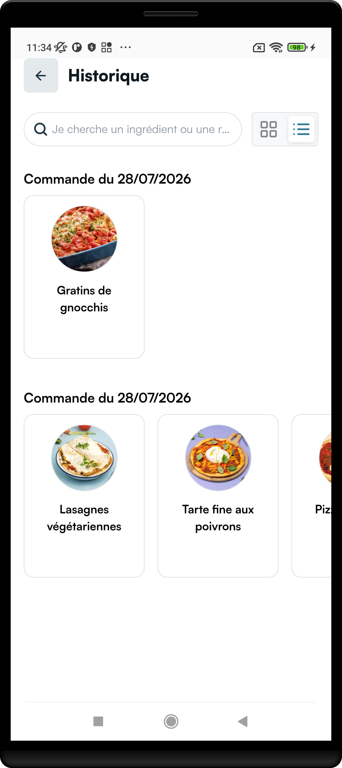 Order History