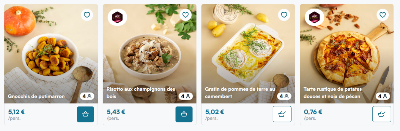 Recipe card variant 1