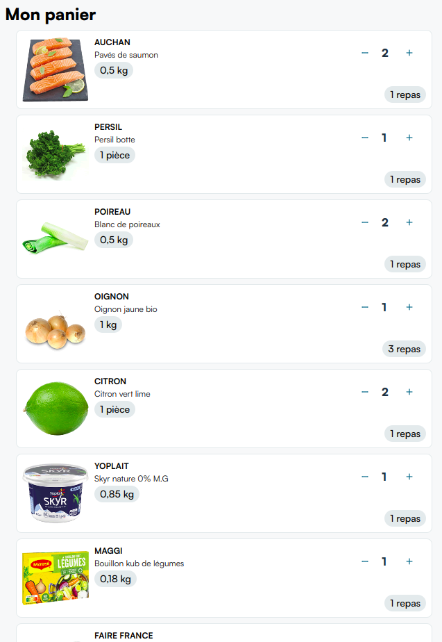 Fake cart with reduced tags