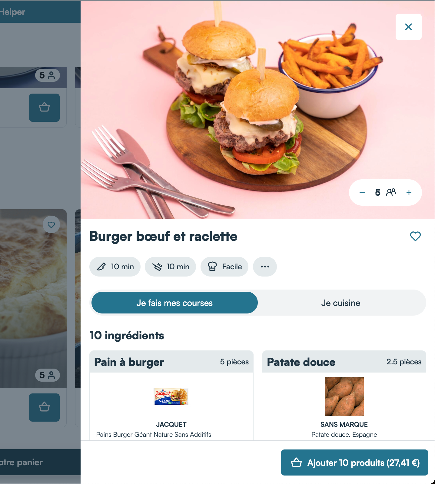 Details top on a large screen