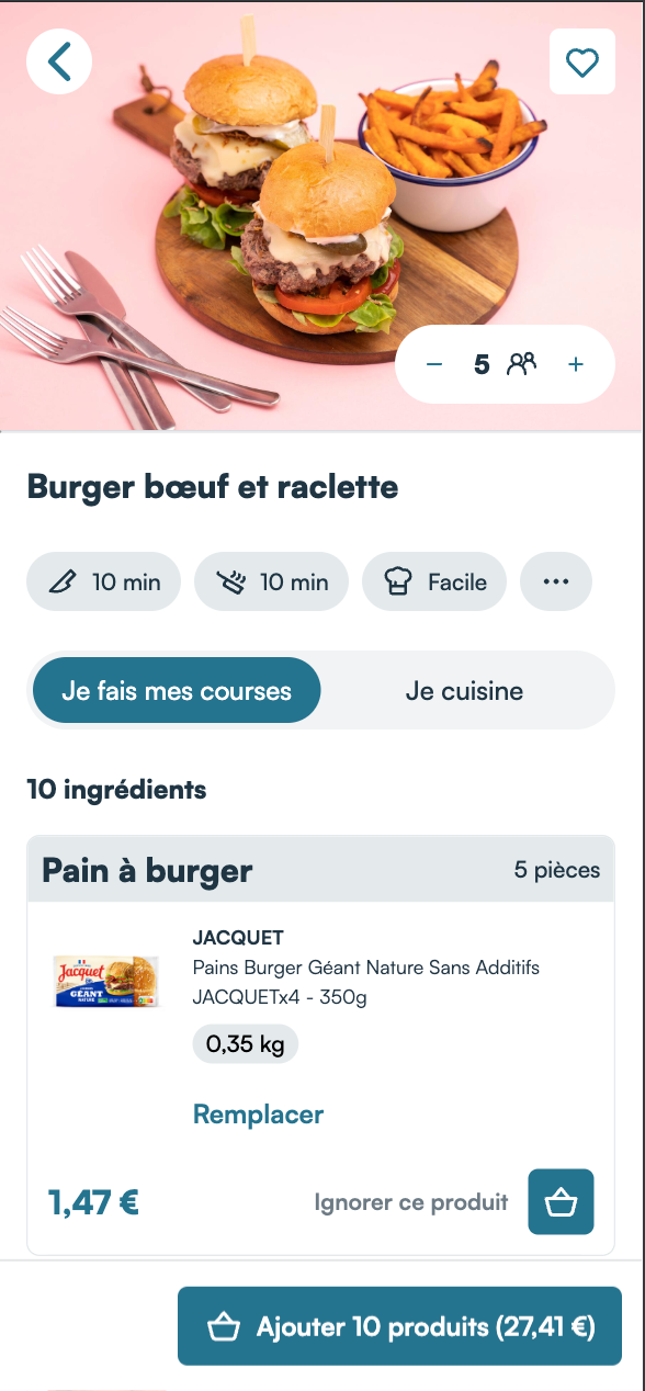 Details top on a small screen