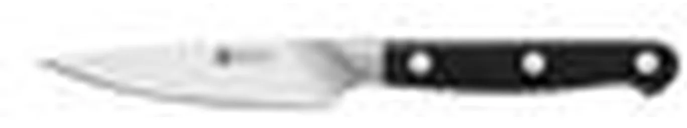 Zwilling Pro paring knife with a curved bolster and short precision blade