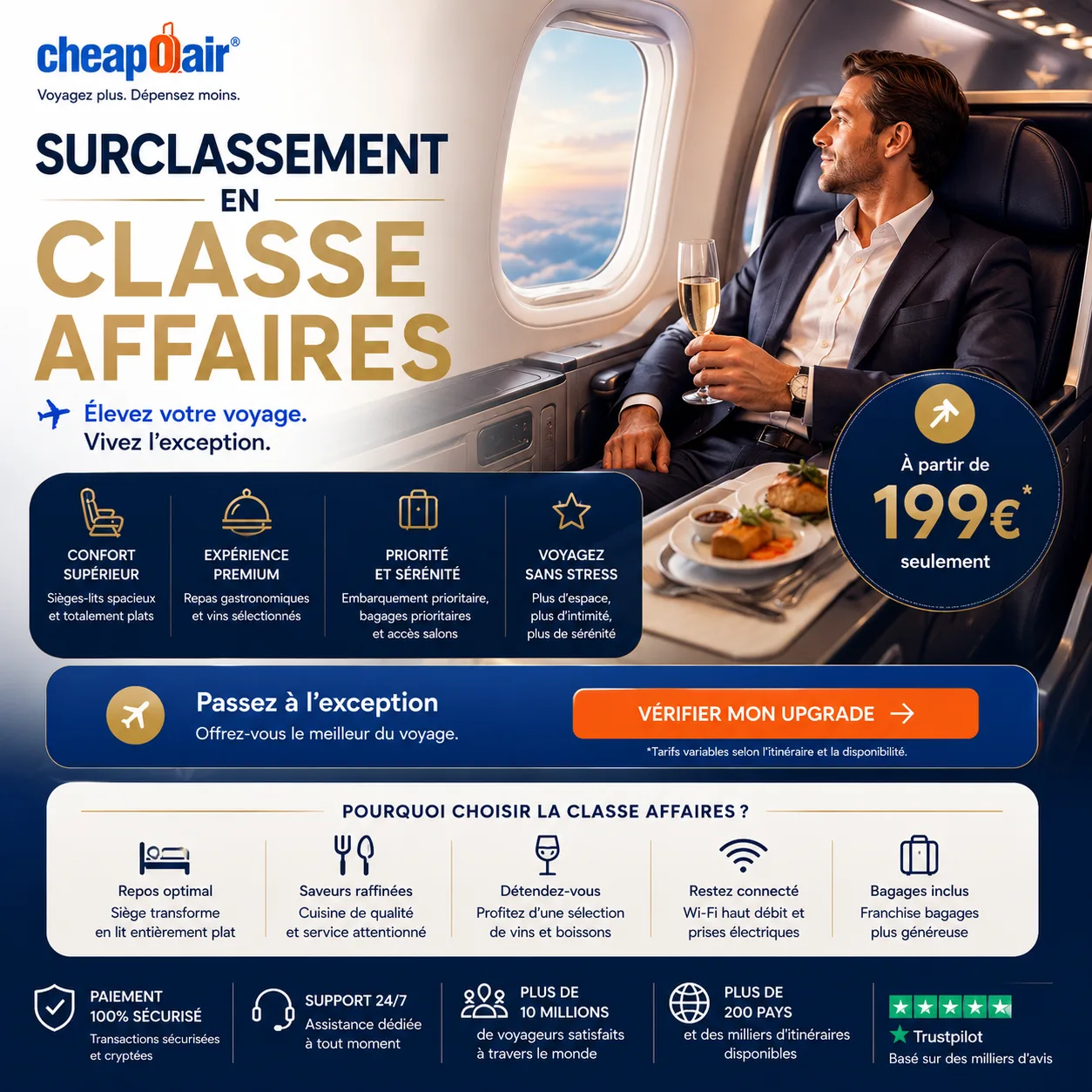 Surclassement en Classe Affaires
