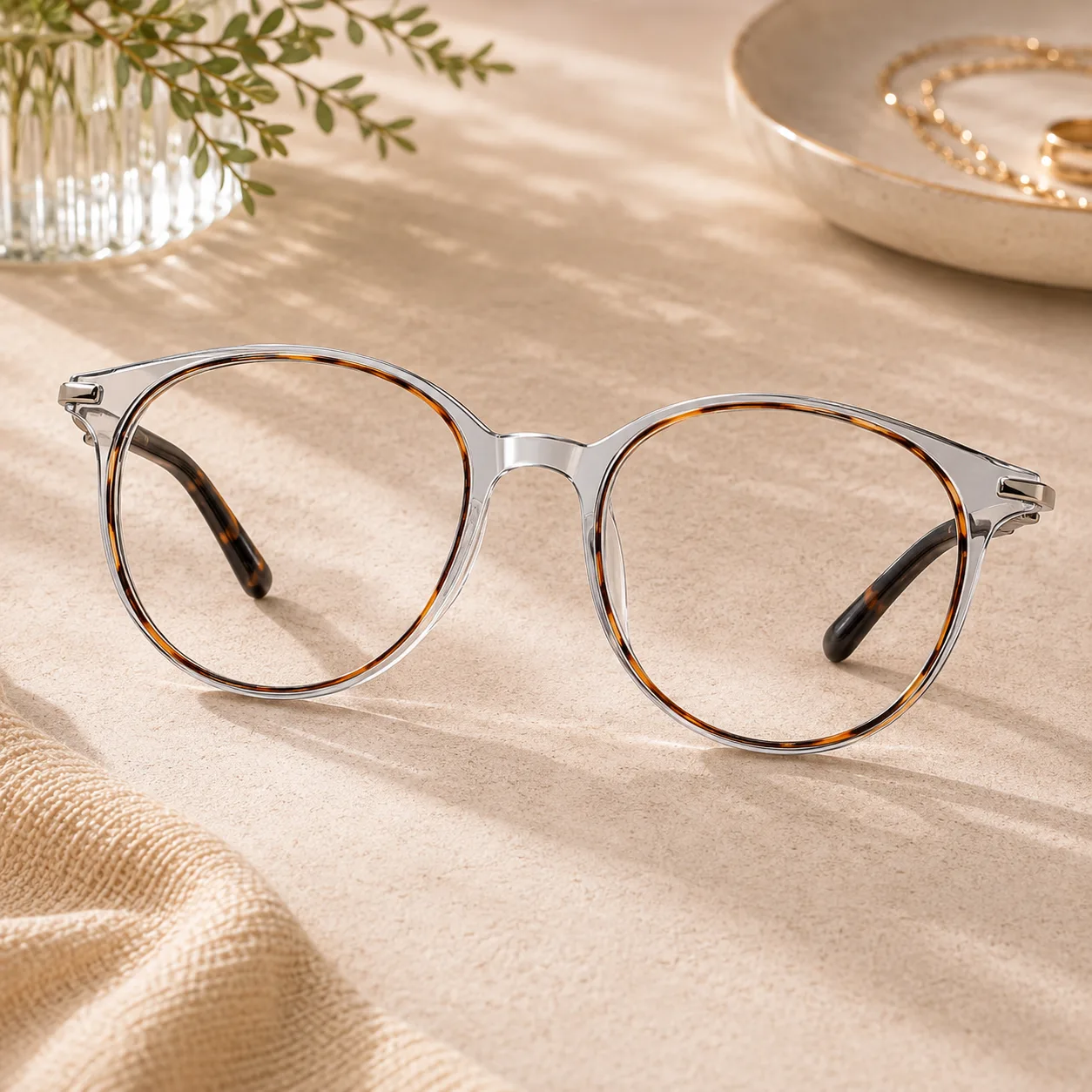 Clear Round Glasses #7818623 photo 1
