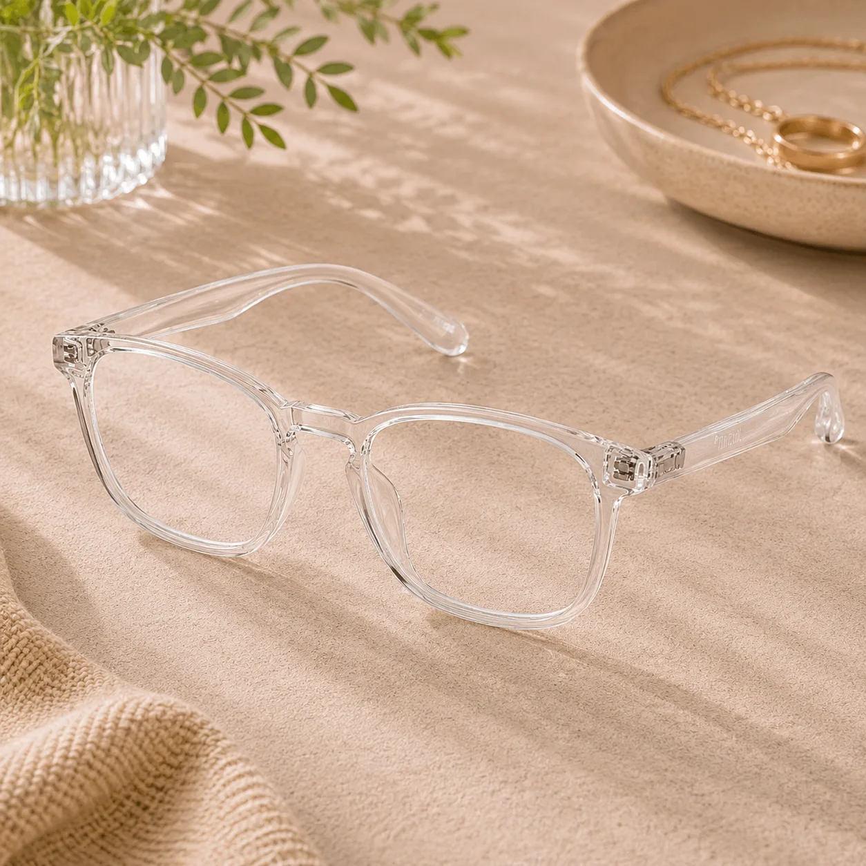 Clear Square Glasses #2020123 photo 1