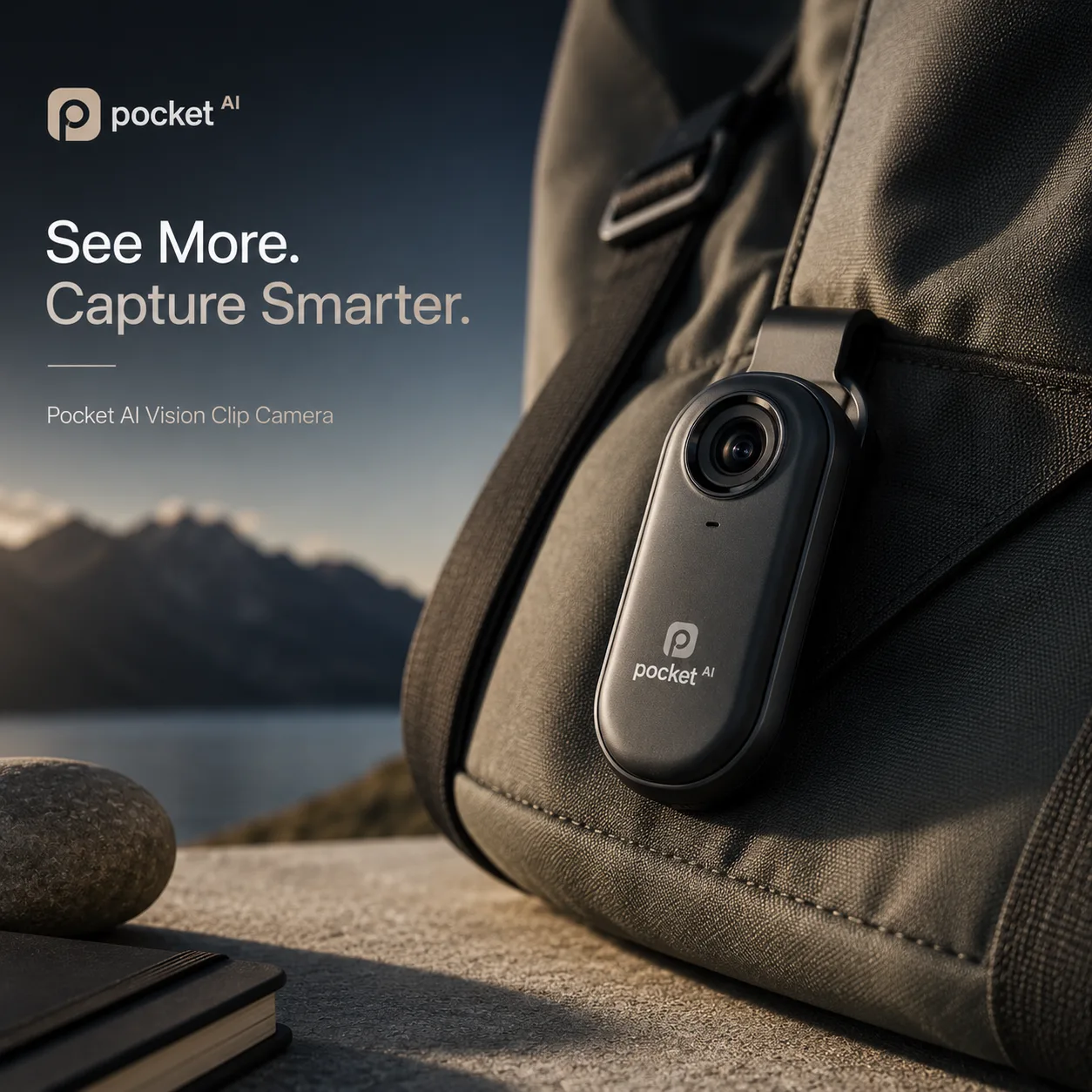 Pocket AI Vision Clip Camera