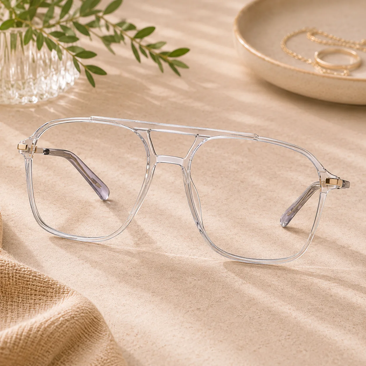 Translucent Aviator Glasses #7830123 photo 1