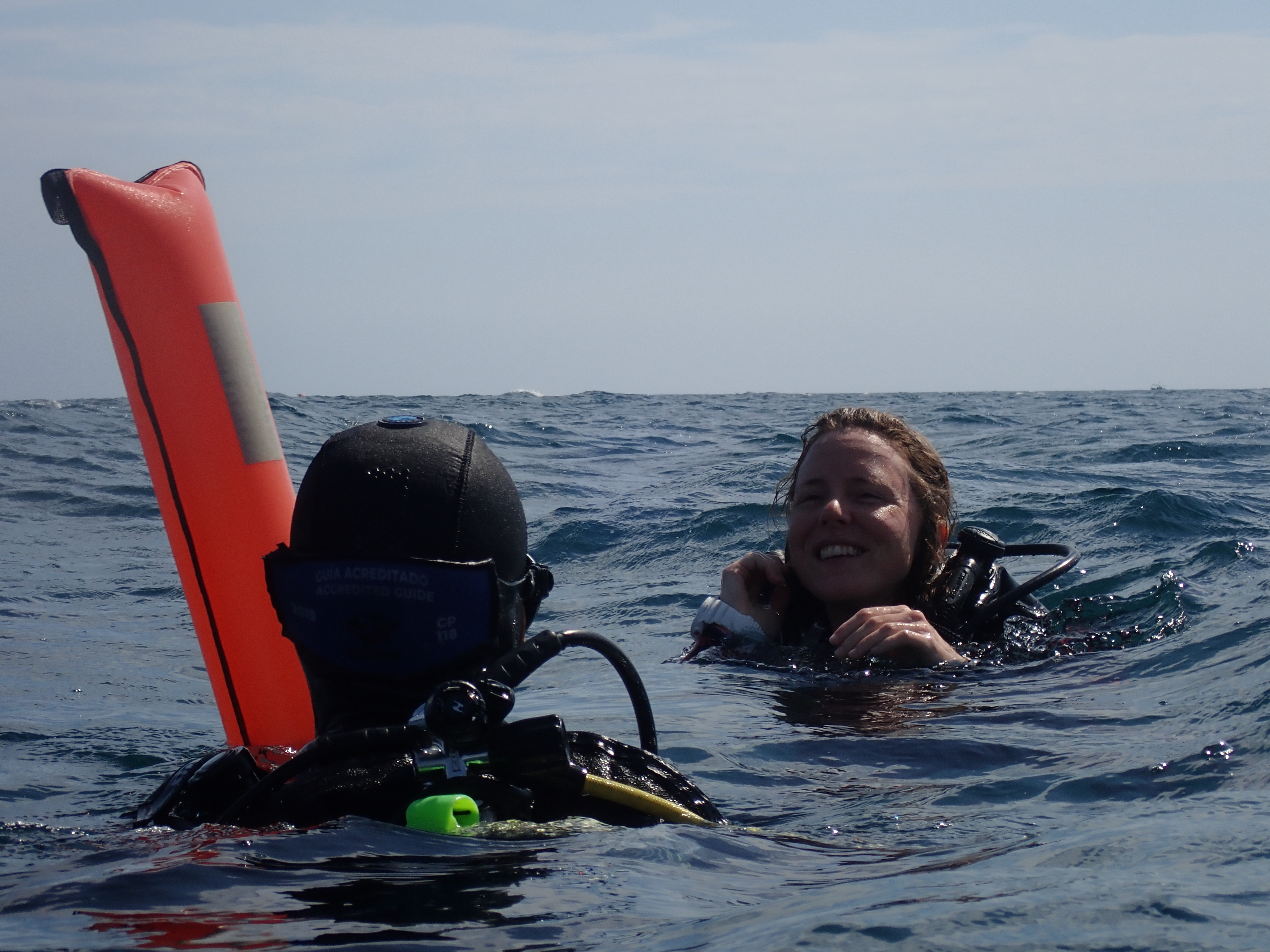 scuba divers in mexico