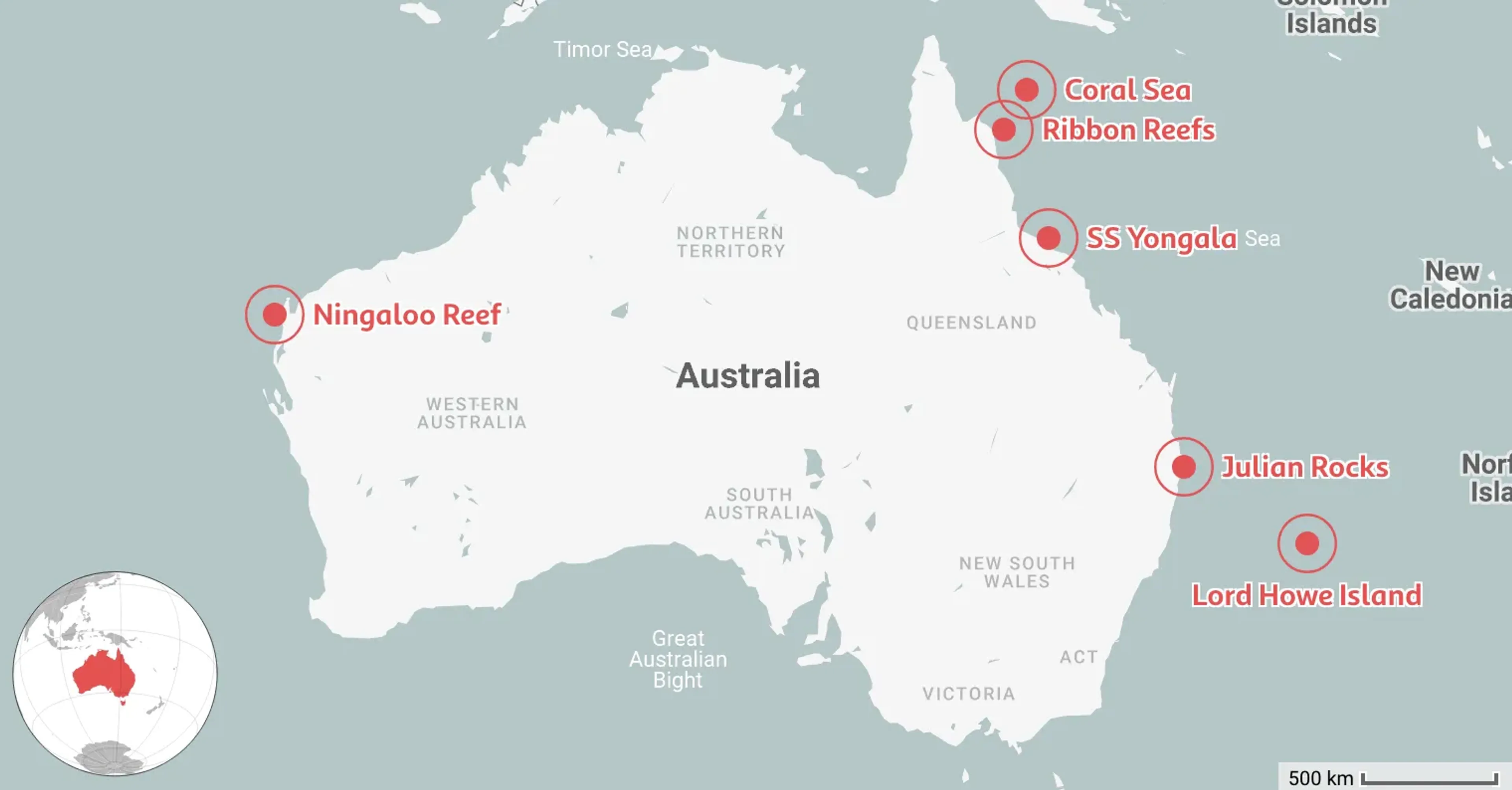 Mapped: 6 Best Places to Dive in Australia