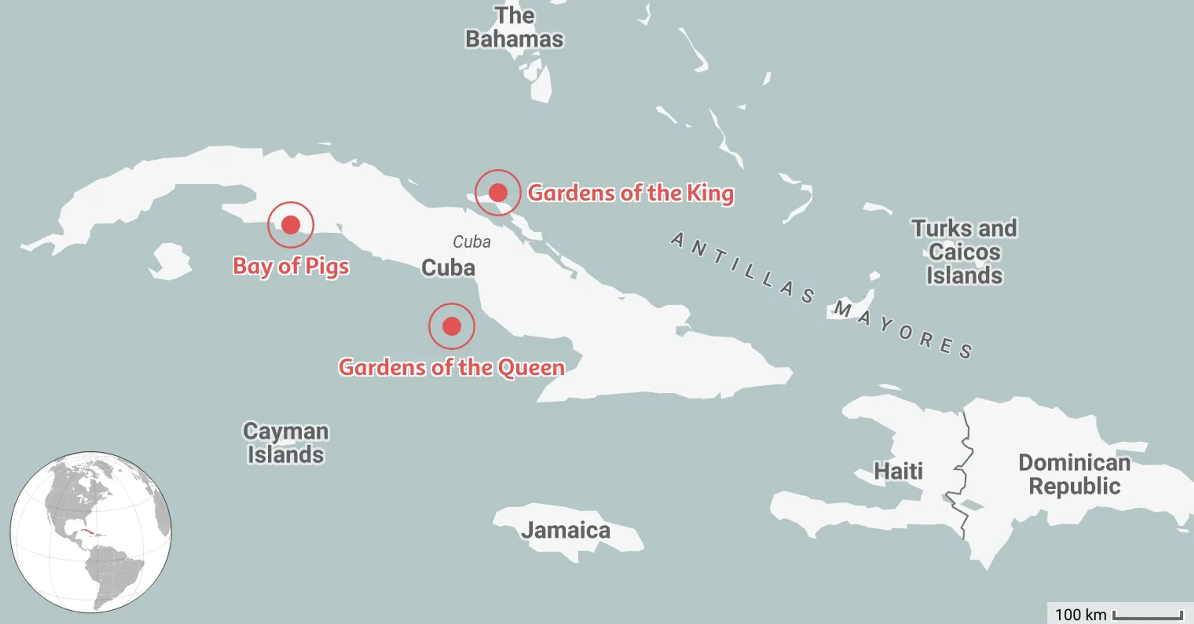 Mapped: 3 Best Places to Dive in Cuba