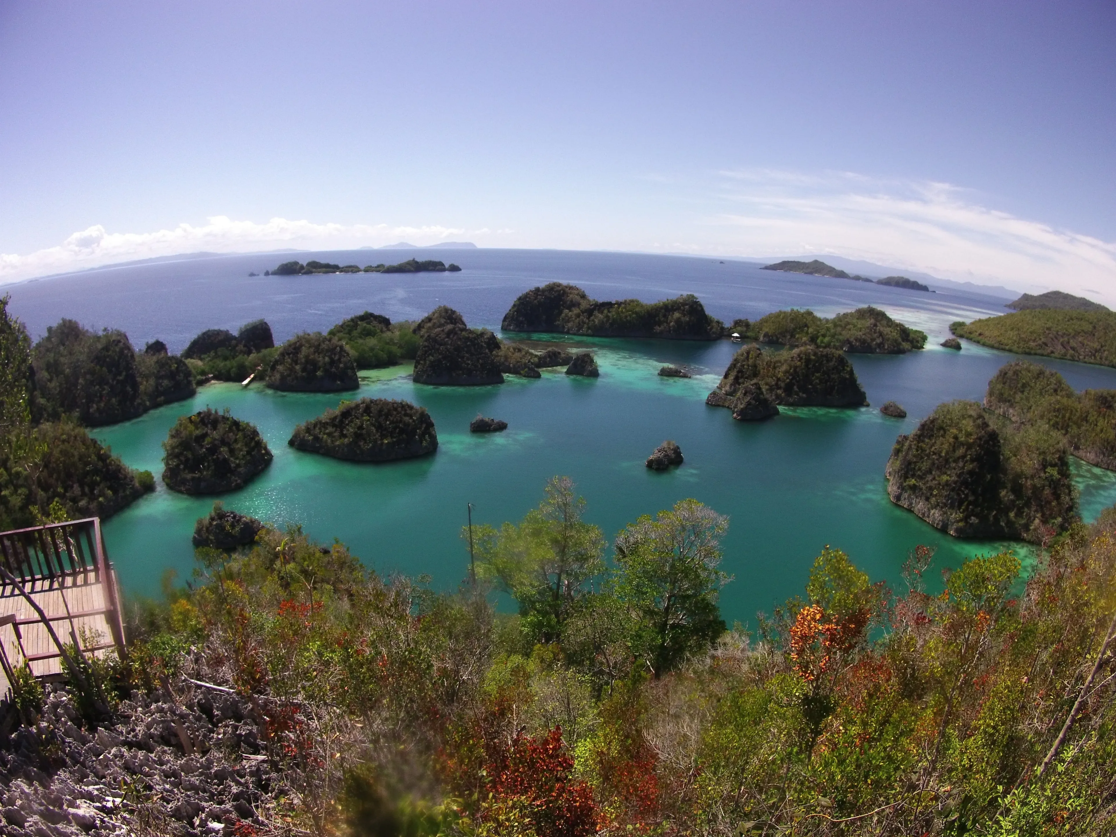 île pianemo à raja ampat en indonésie