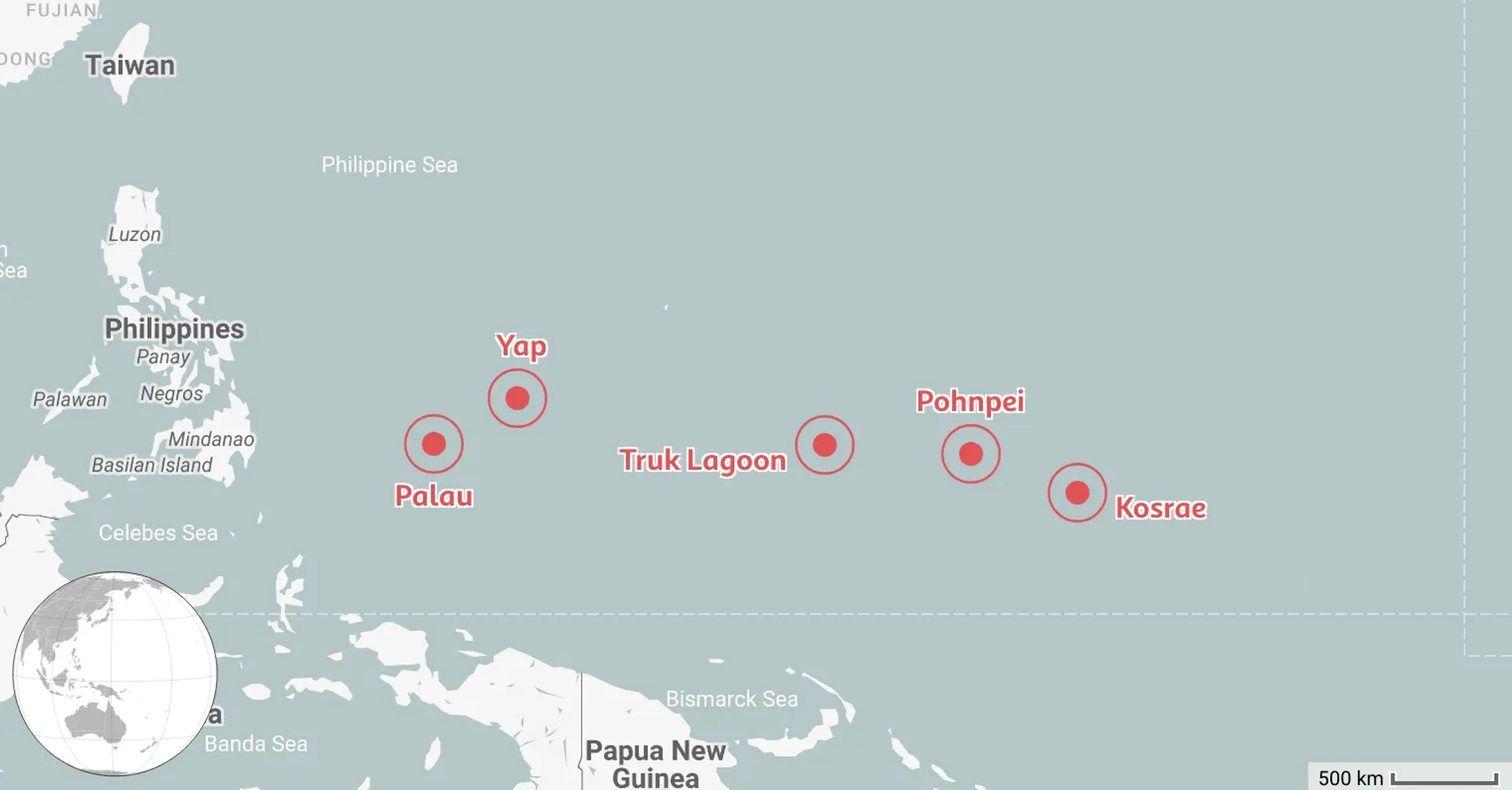 Mapped: 5 Best Places to Dive in Micronesia