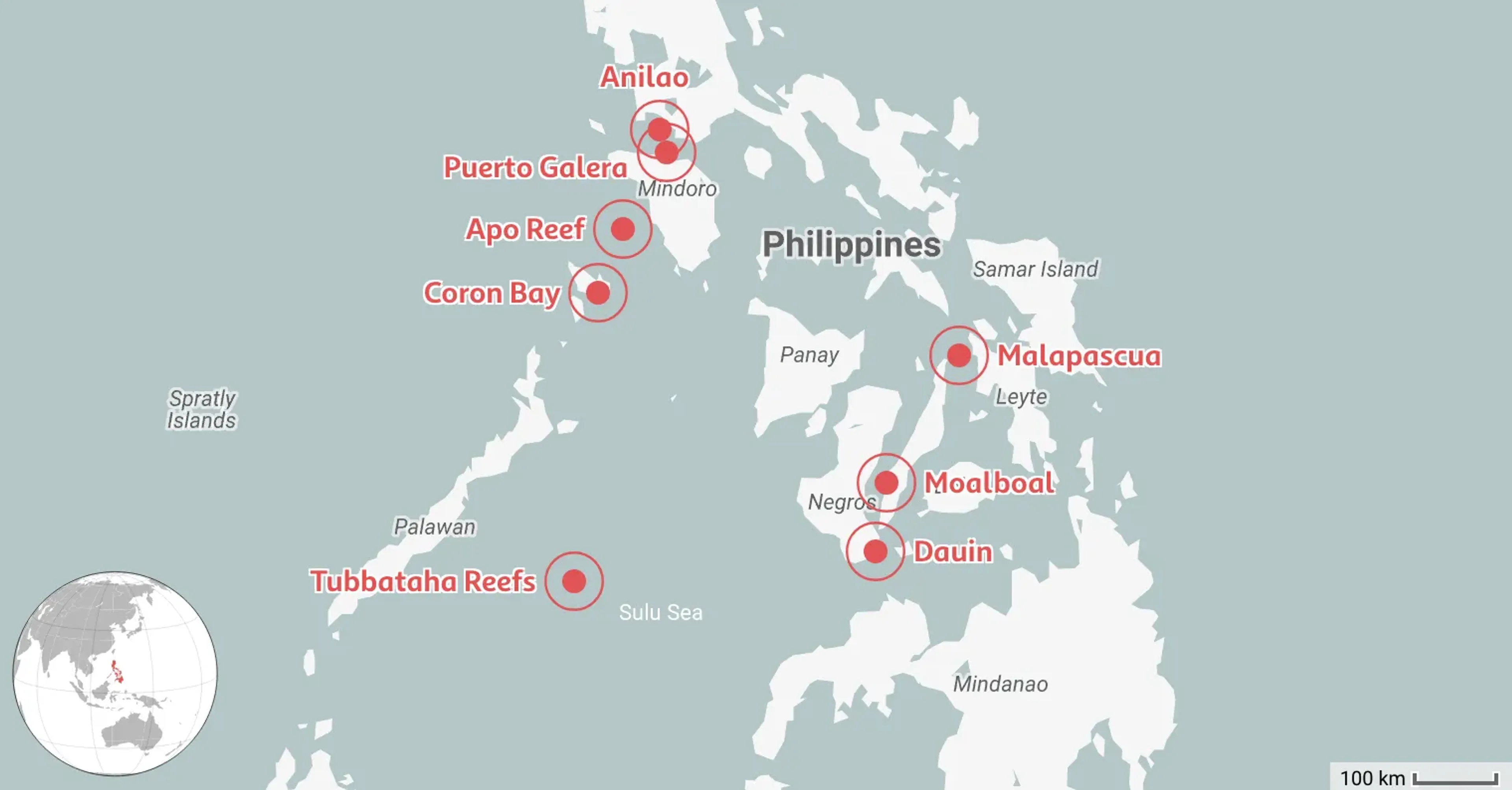 Mapped: 8 Best Places to Dive in Philippines