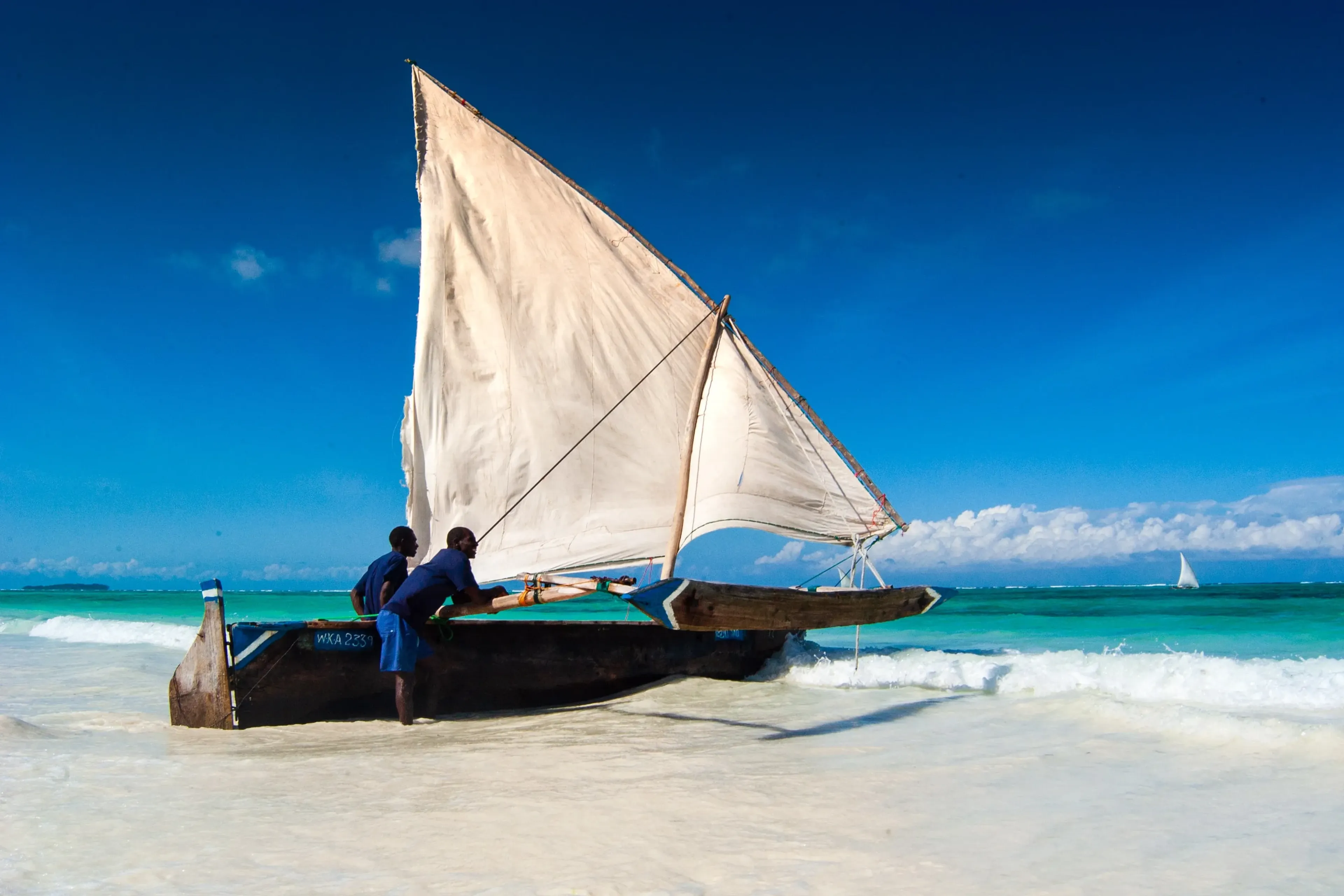 boat in tanzania