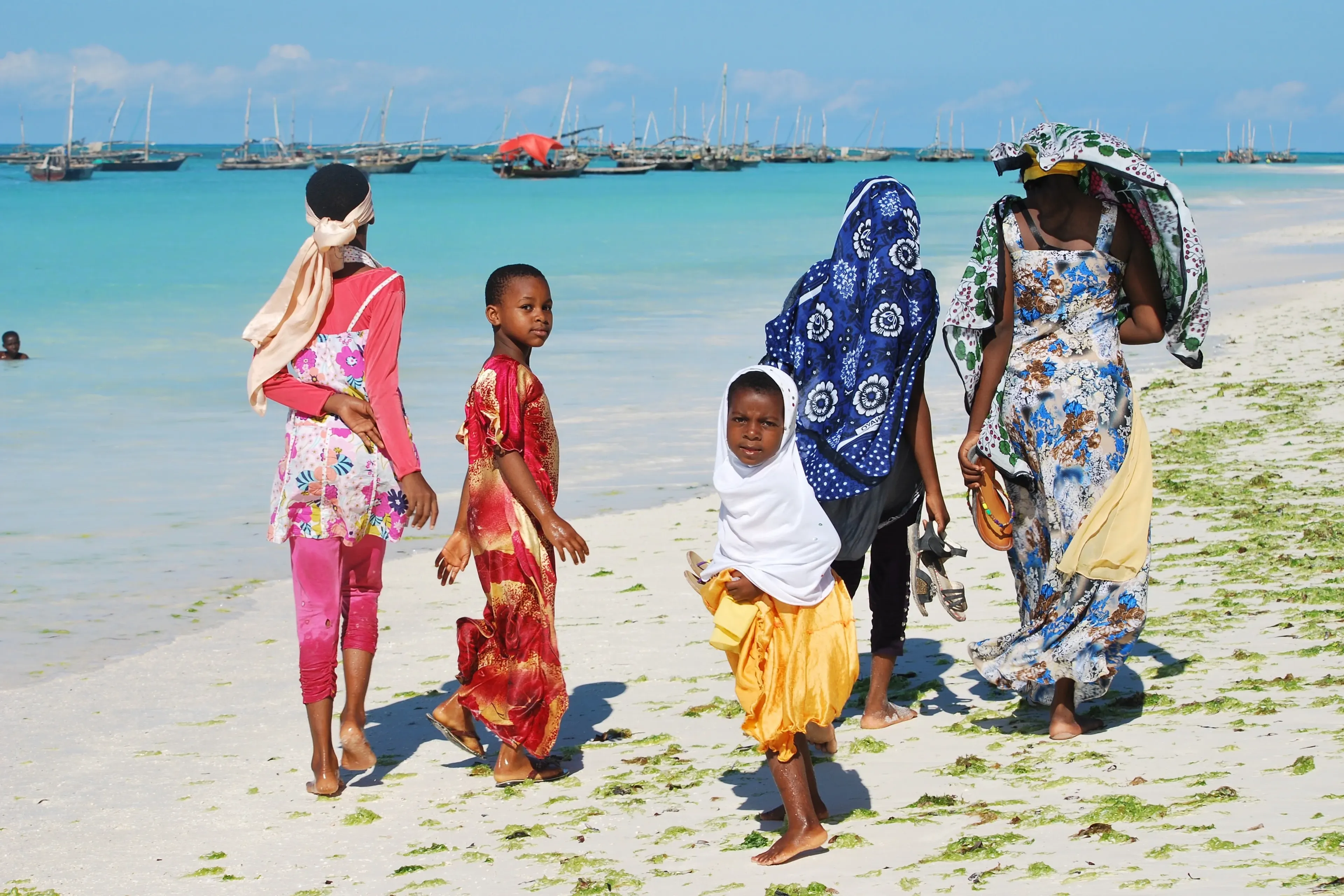 famille à zanzibar