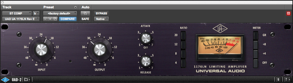 Parallel Compression Bus Dual Mono 1176