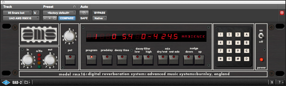 Snare Drum AMS RMX 16