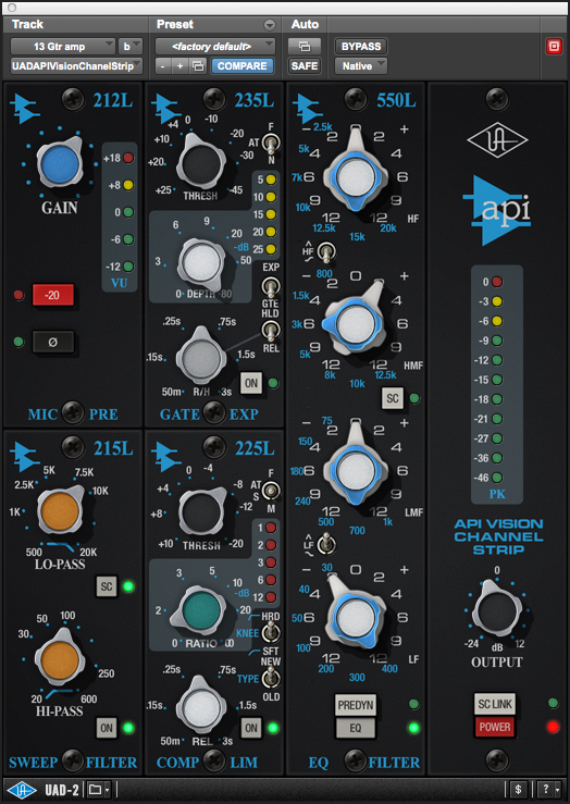 Guitars API Vision Channel