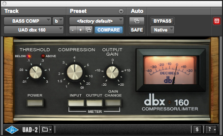 Parallel Compression Bus Bass Compressor