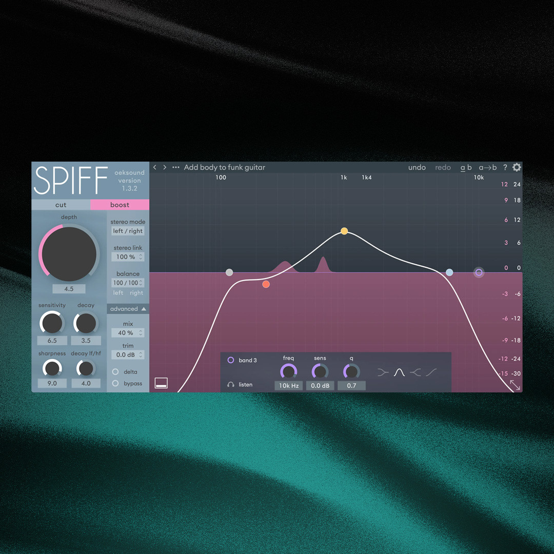 Oeksound Spiff – Audio Multiband Plugins 2025 | Transient processor plugin that sweetens dynamics without EQ