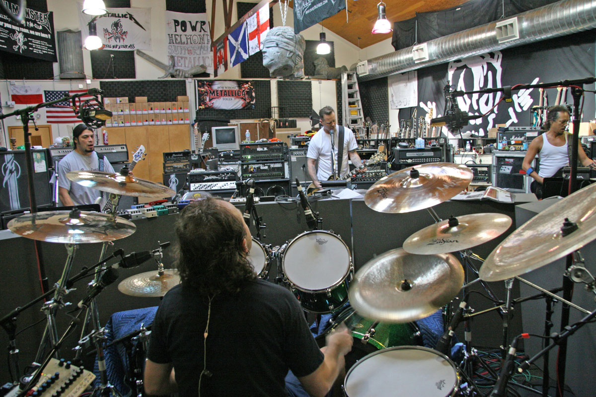 Metallica im Studio