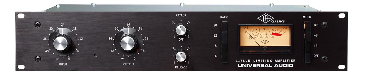 Blackface Universal Audio 1176LN Rev C, D and E