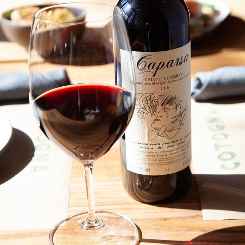 Photo of wine at Cotogna