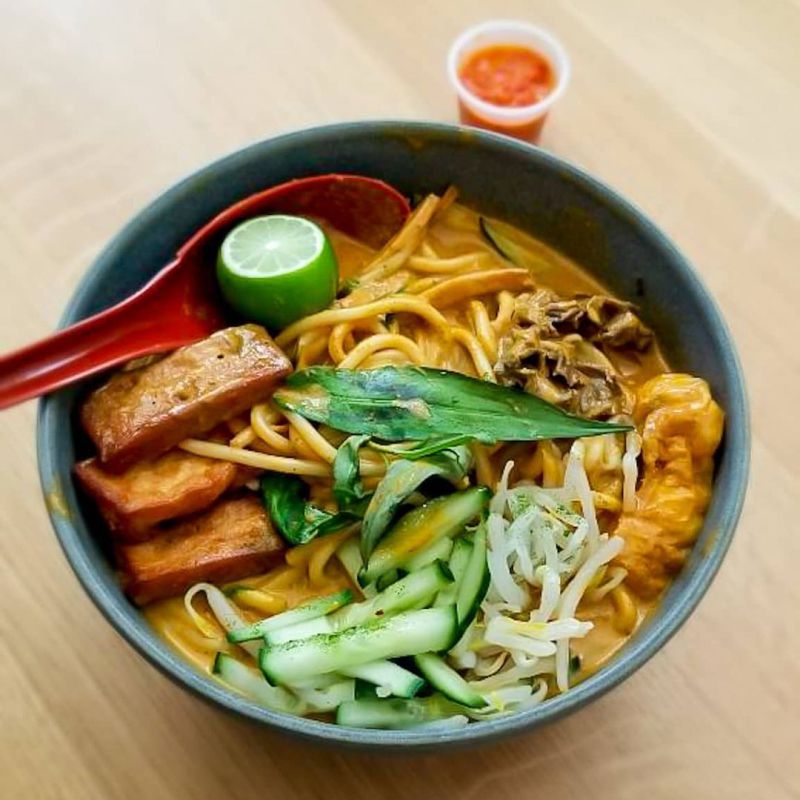 Photo of Vegan Laksa dish at Dabao Singapore