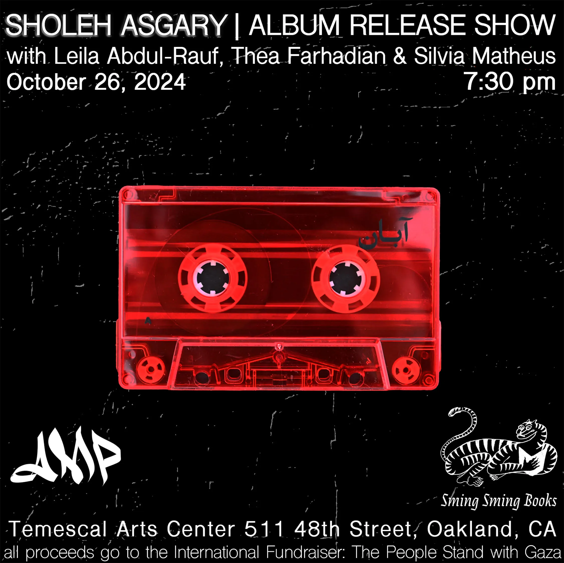 Join us for Album Release Show Sholeh Asgary & Friends, featuring