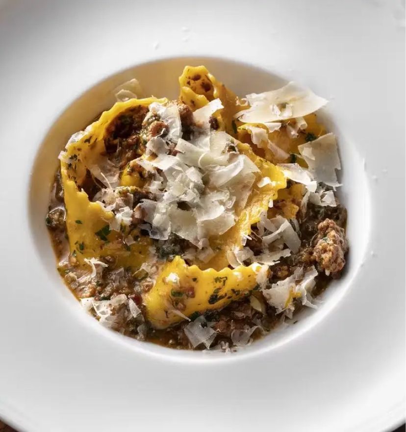 Photo of pasta being served at Francie