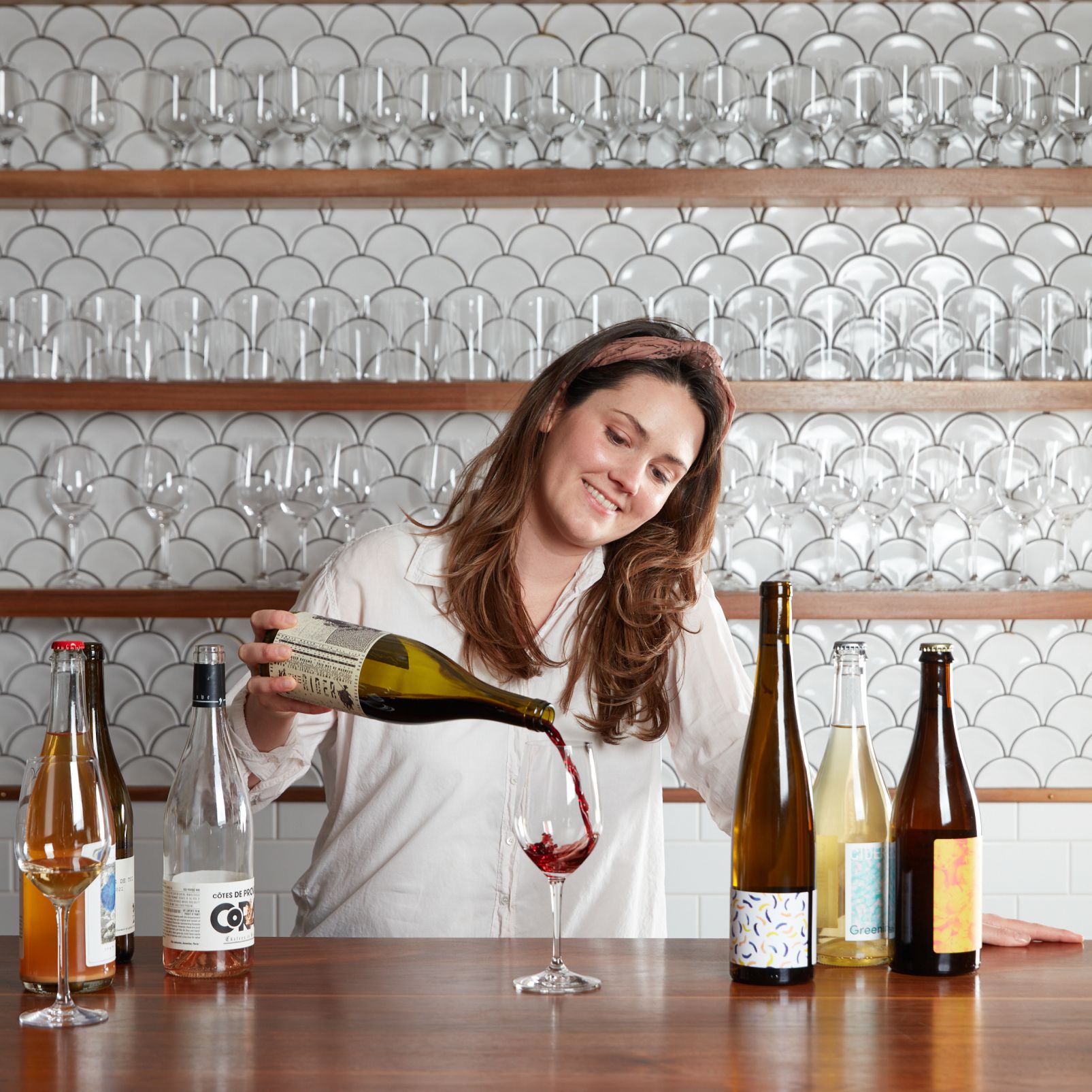 Olivia, one of the owners of Redfield Cider