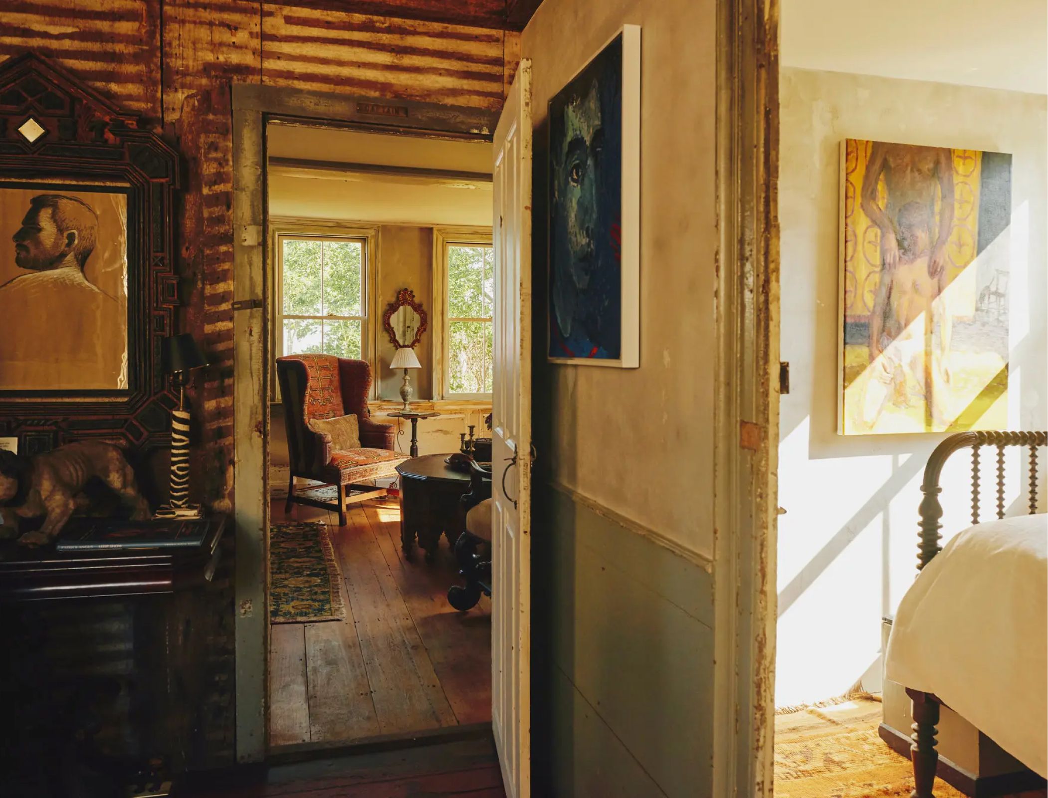 Photo of interior of Mary Heaton Vorse House.