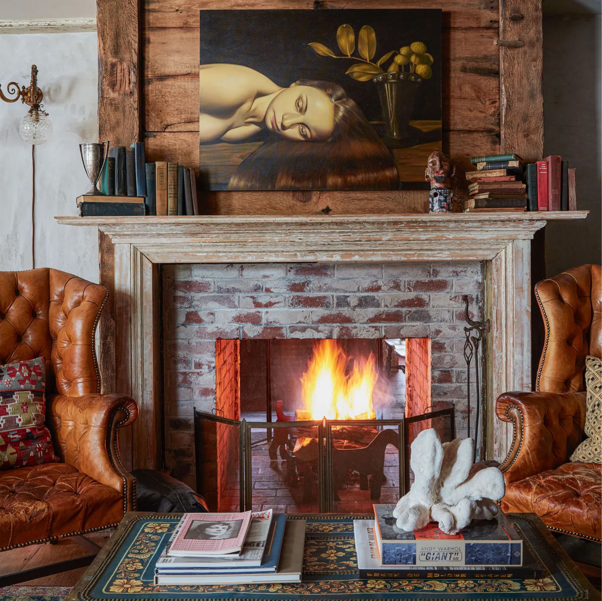 Photo of interior of Mary Heaton Vorse House.
